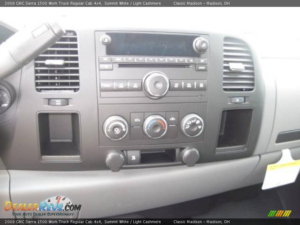 2009 GMC Sierra 1500 Work Truck Regular Cab 4x4 Summit White / Light Cashmere Photo #8