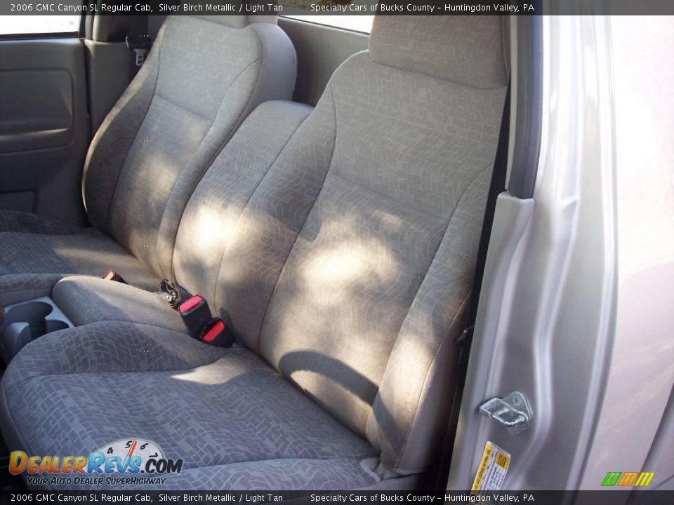 2006 GMC Canyon SL Regular Cab Silver Birch Metallic / Light Tan Photo #26