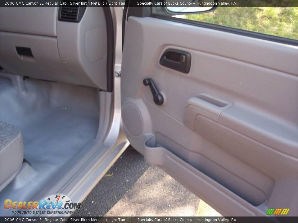 2006 GMC Canyon SL Regular Cab Silver Birch Metallic / Light Tan Photo #29