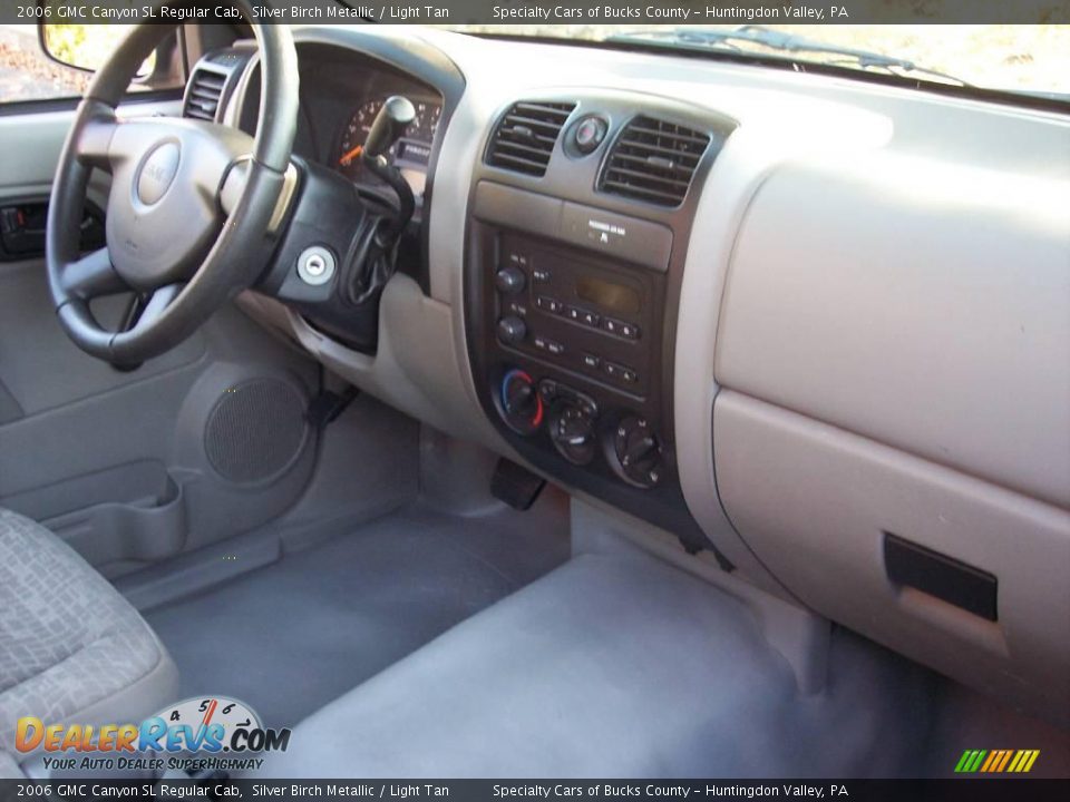 2006 GMC Canyon SL Regular Cab Silver Birch Metallic / Light Tan Photo #31