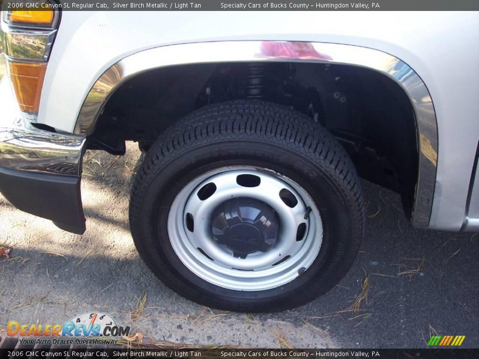 2006 GMC Canyon SL Regular Cab Silver Birch Metallic / Light Tan Photo #35