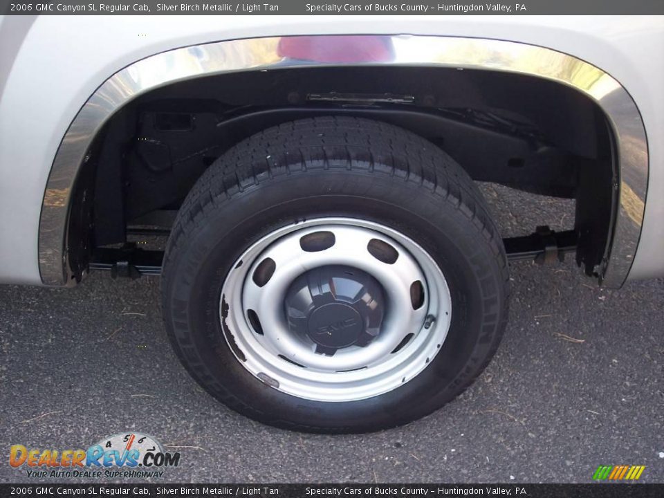 2006 GMC Canyon SL Regular Cab Silver Birch Metallic / Light Tan Photo #36