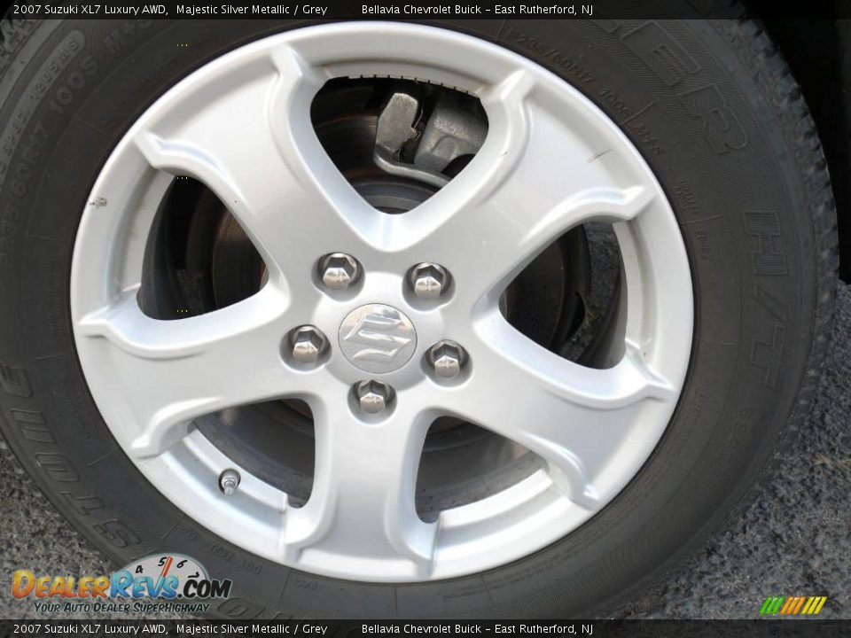 2007 Suzuki XL7 Luxury AWD Majestic Silver Metallic / Grey Photo #14