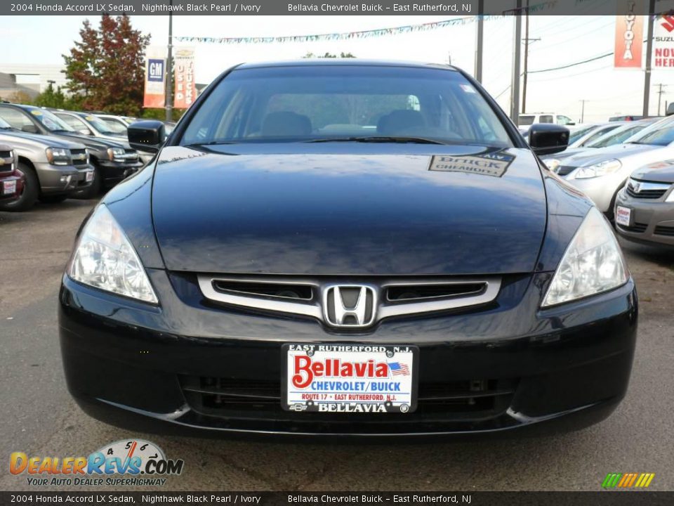 2004 Honda Accord LX Sedan Nighthawk Black Pearl / Ivory Photo #2