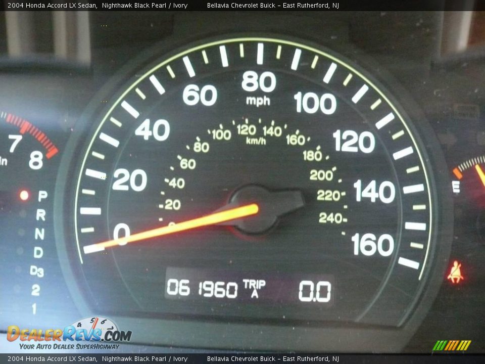 2004 Honda Accord LX Sedan Nighthawk Black Pearl / Ivory Photo #11