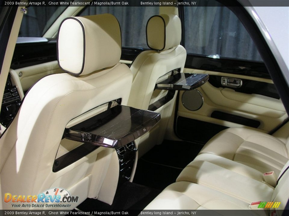 2009 Bentley Arnage R Ghost White Pearlescent / Magnolia/Burnt Oak Photo #13