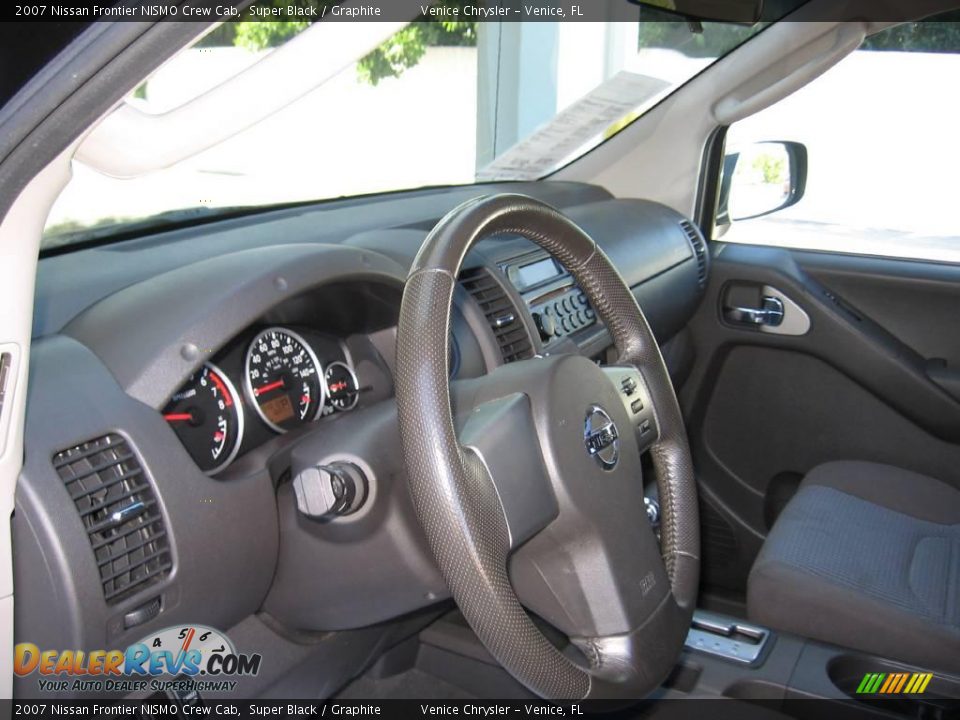 2007 Nissan Frontier NISMO Crew Cab Super Black / Graphite Photo #5
