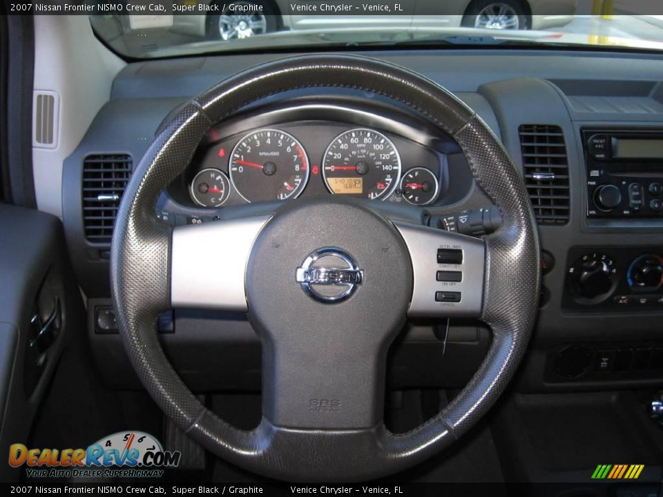 2007 Nissan Frontier NISMO Crew Cab Super Black / Graphite Photo #7