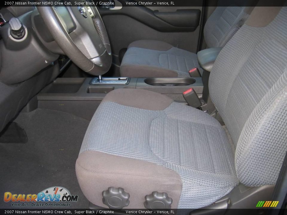 2007 Nissan Frontier NISMO Crew Cab Super Black / Graphite Photo #8