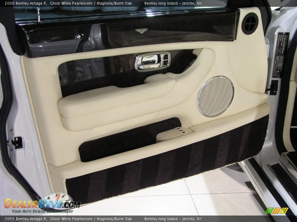 2009 Bentley Arnage R Ghost White Pearlescent / Magnolia/Burnt Oak Photo #14