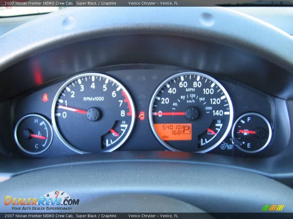 2007 Nissan Frontier NISMO Crew Cab Super Black / Graphite Photo #21