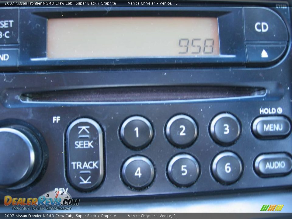 2007 Nissan Frontier NISMO Crew Cab Super Black / Graphite Photo #22
