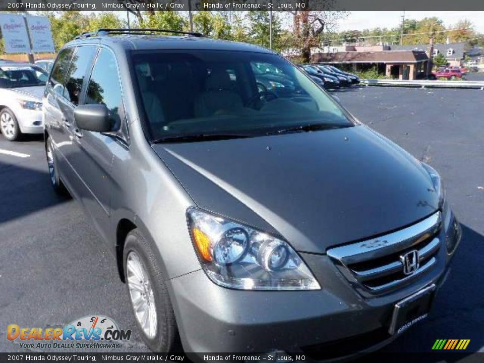 2007 Honda Odyssey Touring Nimbus Gray Metallic / Gray Photo #6