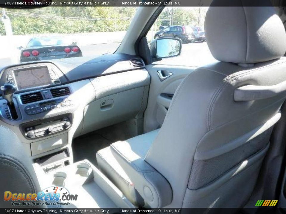 2007 Honda Odyssey Touring Nimbus Gray Metallic / Gray Photo #9