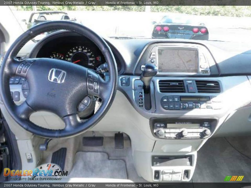 2007 Honda Odyssey Touring Nimbus Gray Metallic / Gray Photo #10