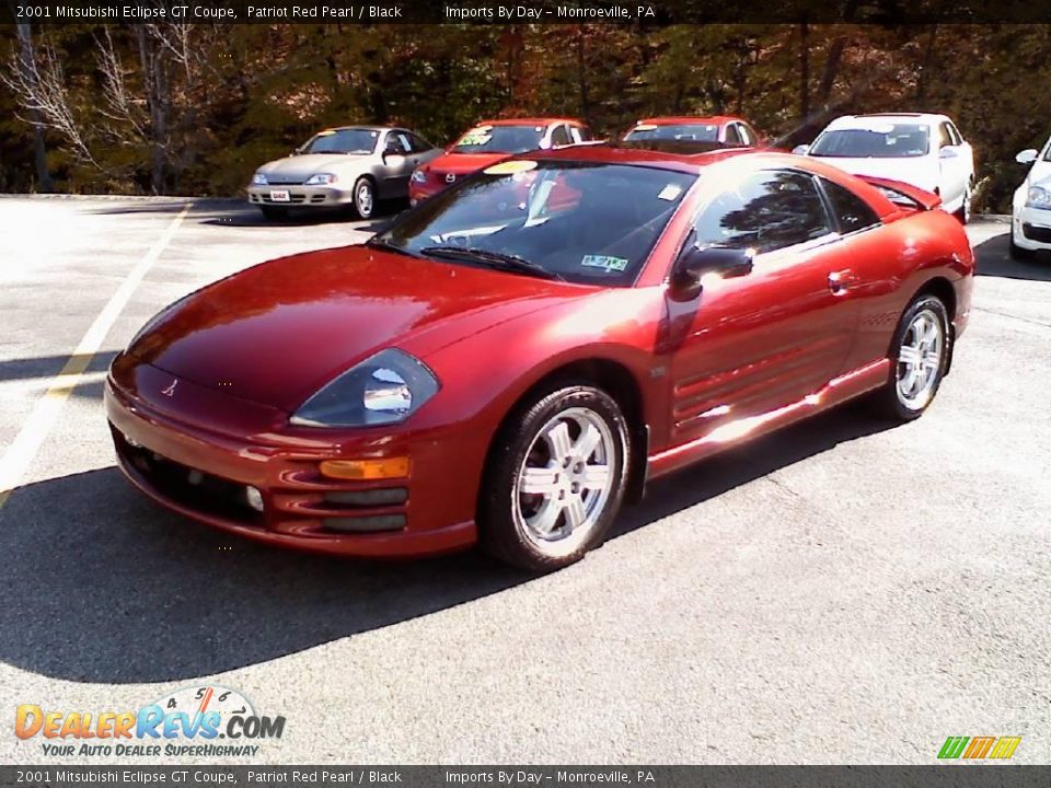 2001 Mitsubishi Eclipse GT Coupe Patriot Red Pearl / Black Photo #1