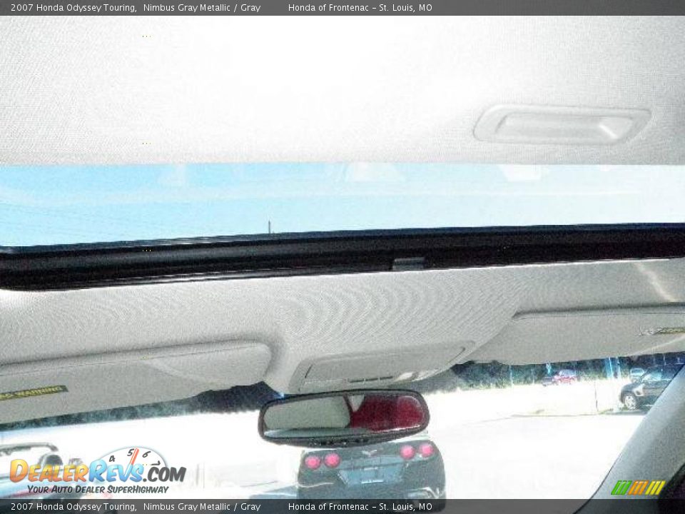 2007 Honda Odyssey Touring Nimbus Gray Metallic / Gray Photo #11