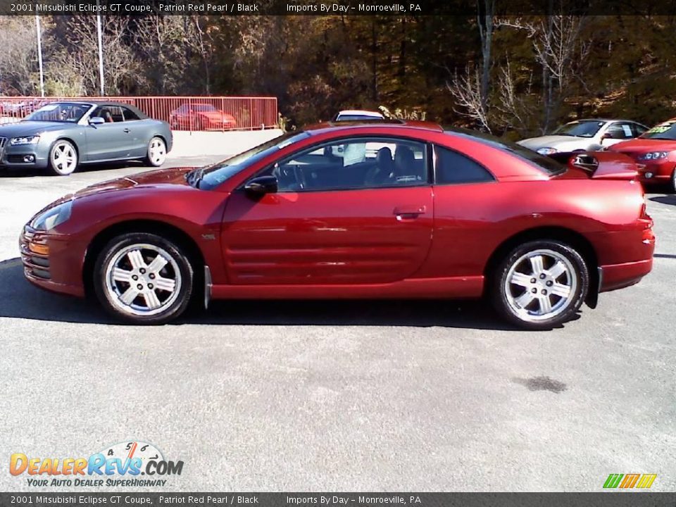 2001 Mitsubishi Eclipse GT Coupe Patriot Red Pearl / Black Photo #4