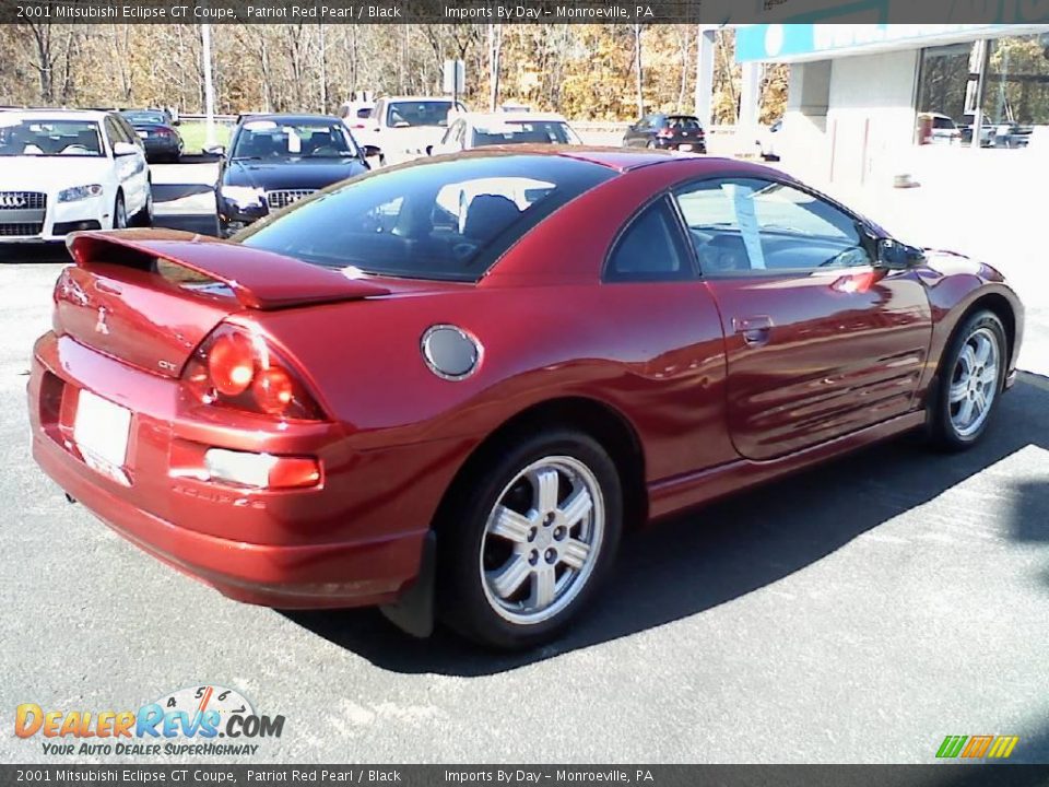 2001 Mitsubishi Eclipse GT Coupe Patriot Red Pearl / Black Photo #7