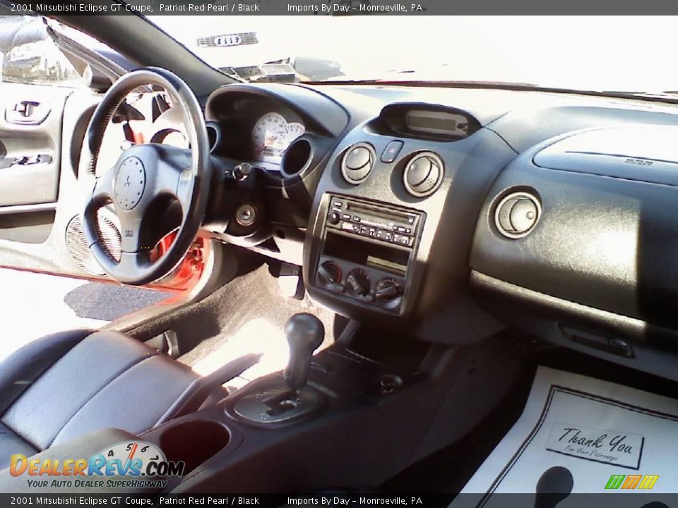 2001 Mitsubishi Eclipse GT Coupe Patriot Red Pearl / Black Photo #12