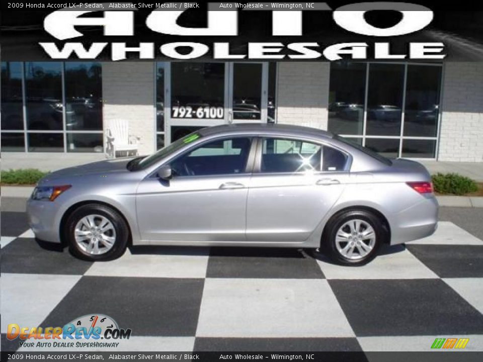 2009 Honda Accord LX-P Sedan Alabaster Silver Metallic / Black Photo #1