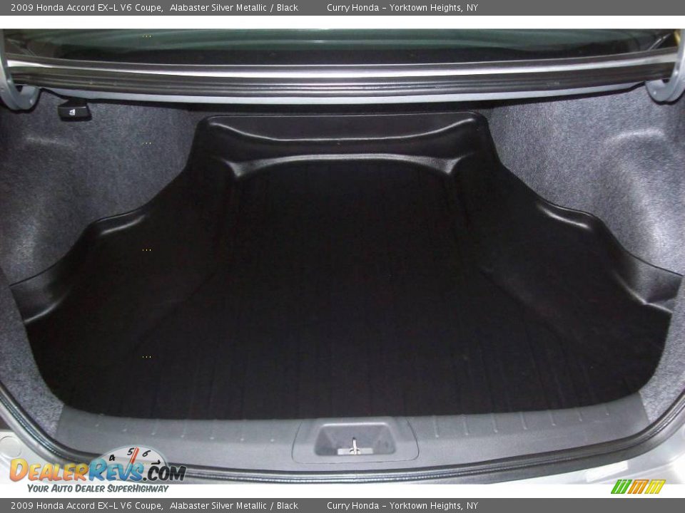 2009 Honda Accord EX-L V6 Coupe Alabaster Silver Metallic / Black Photo #7