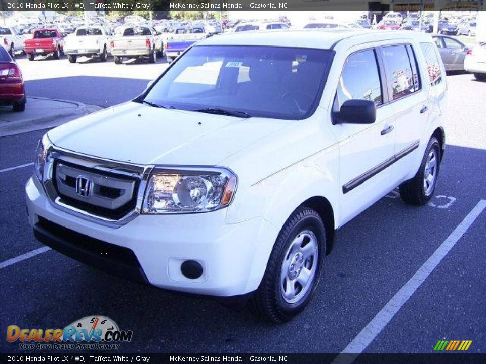 2010 Honda Pilot LX 4WD Taffeta White / Gray Photo #1