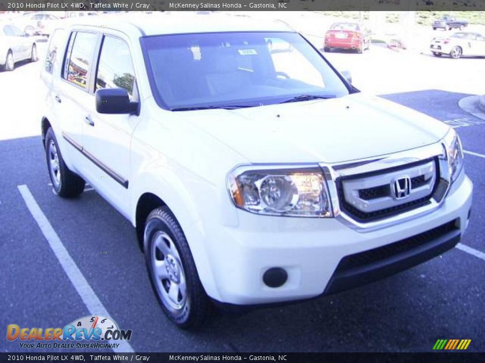 2010 Honda Pilot LX 4WD Taffeta White / Gray Photo #5