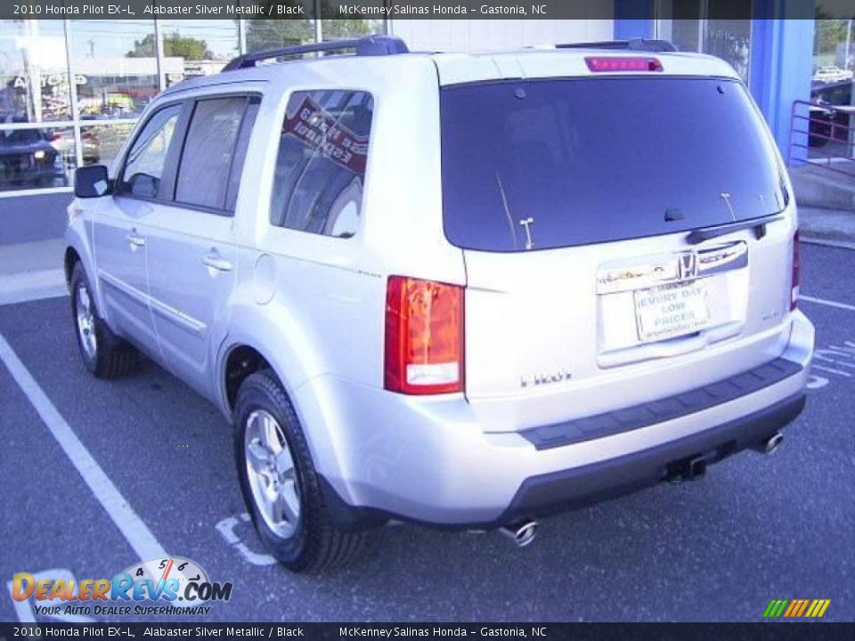 2010 Honda Pilot EX-L Alabaster Silver Metallic / Black Photo #2