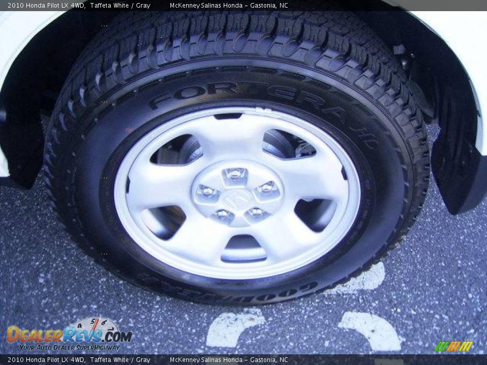 2010 Honda Pilot LX 4WD Taffeta White / Gray Photo #12