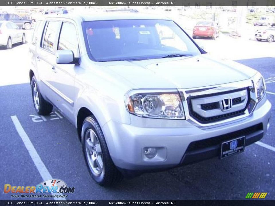 2010 Honda Pilot EX-L Alabaster Silver Metallic / Black Photo #5