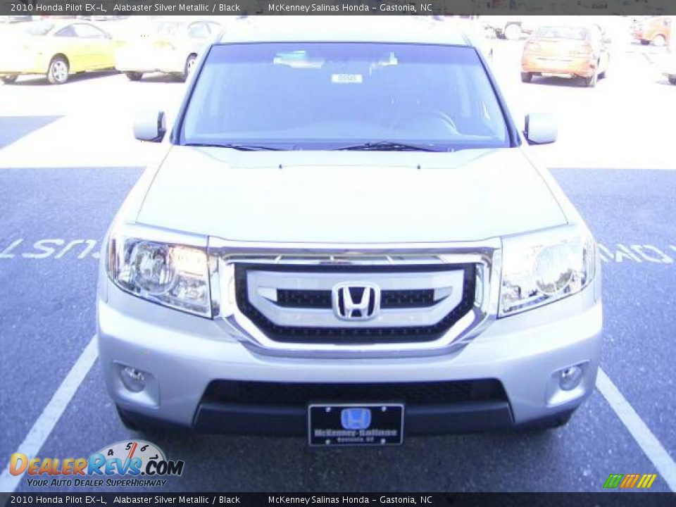 2010 Honda Pilot EX-L Alabaster Silver Metallic / Black Photo #6