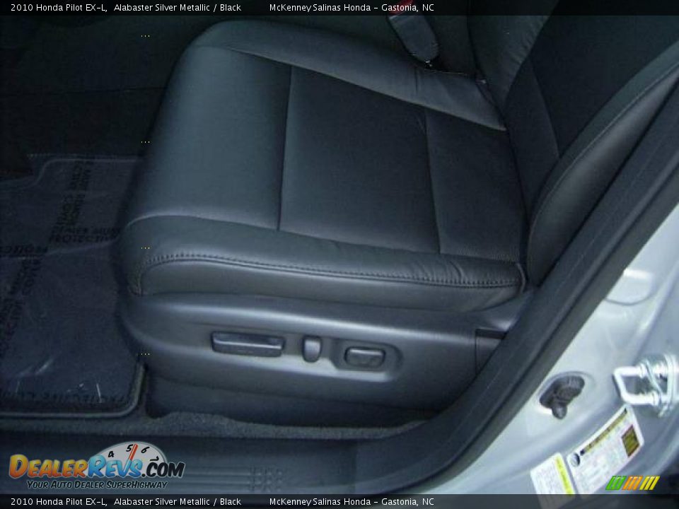 2010 Honda Pilot EX-L Alabaster Silver Metallic / Black Photo #8