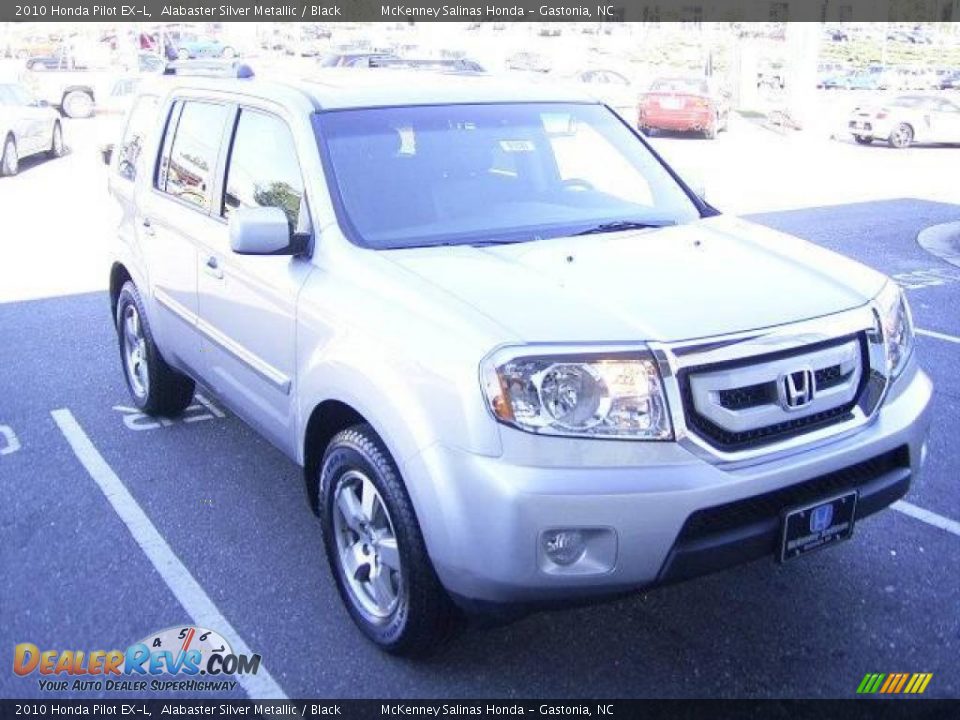 2010 Honda Pilot EX-L Alabaster Silver Metallic / Black Photo #5