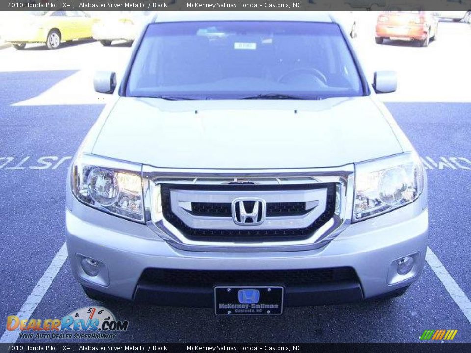 2010 Honda Pilot EX-L Alabaster Silver Metallic / Black Photo #6