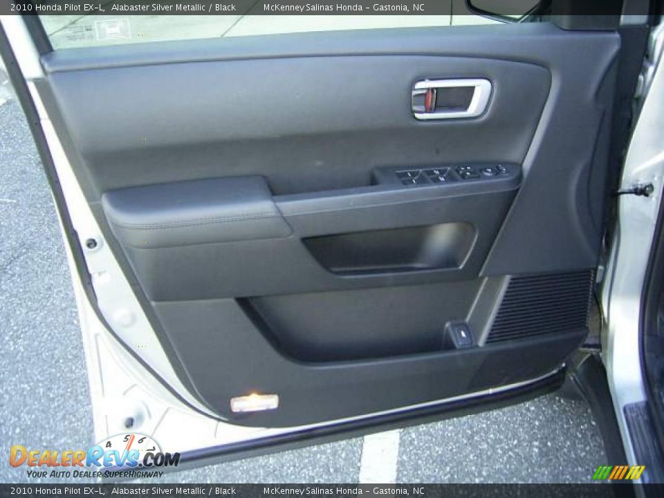 2010 Honda Pilot EX-L Alabaster Silver Metallic / Black Photo #7