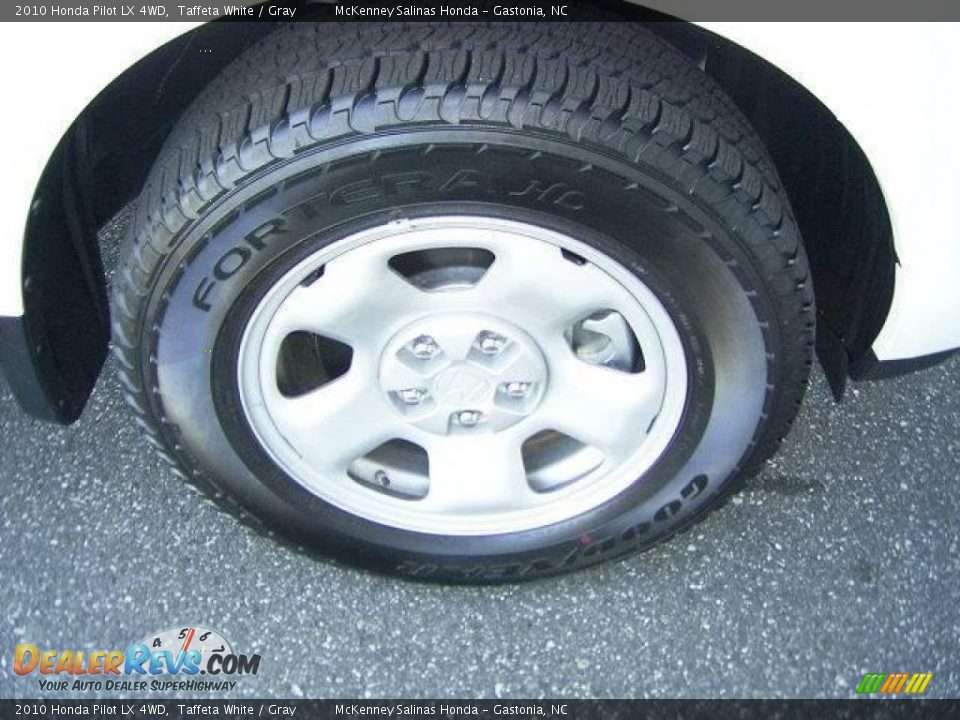 2010 Honda Pilot LX 4WD Taffeta White / Gray Photo #19