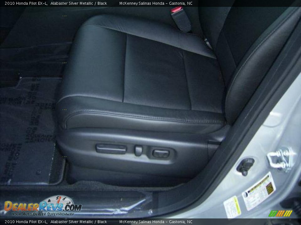 2010 Honda Pilot EX-L Alabaster Silver Metallic / Black Photo #8