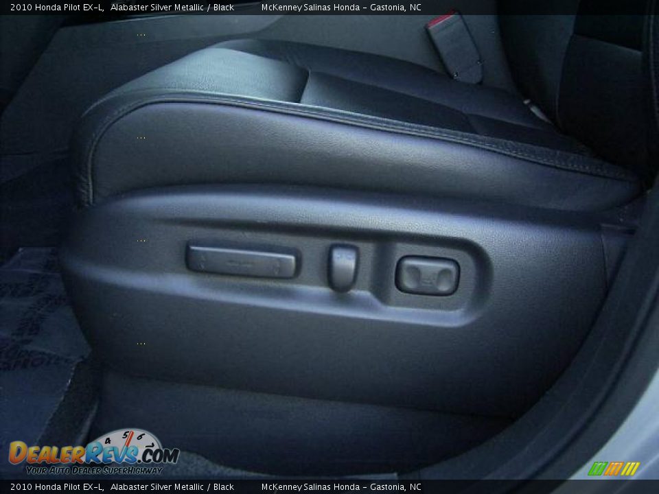 2010 Honda Pilot EX-L Alabaster Silver Metallic / Black Photo #9