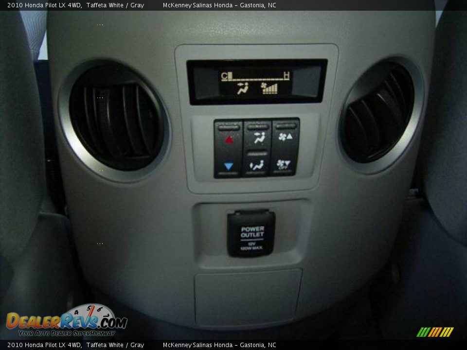 2010 Honda Pilot LX 4WD Taffeta White / Gray Photo #24