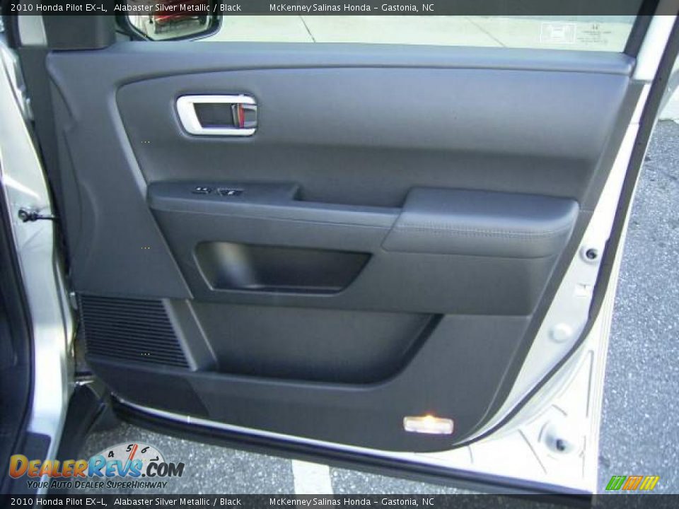 2010 Honda Pilot EX-L Alabaster Silver Metallic / Black Photo #18