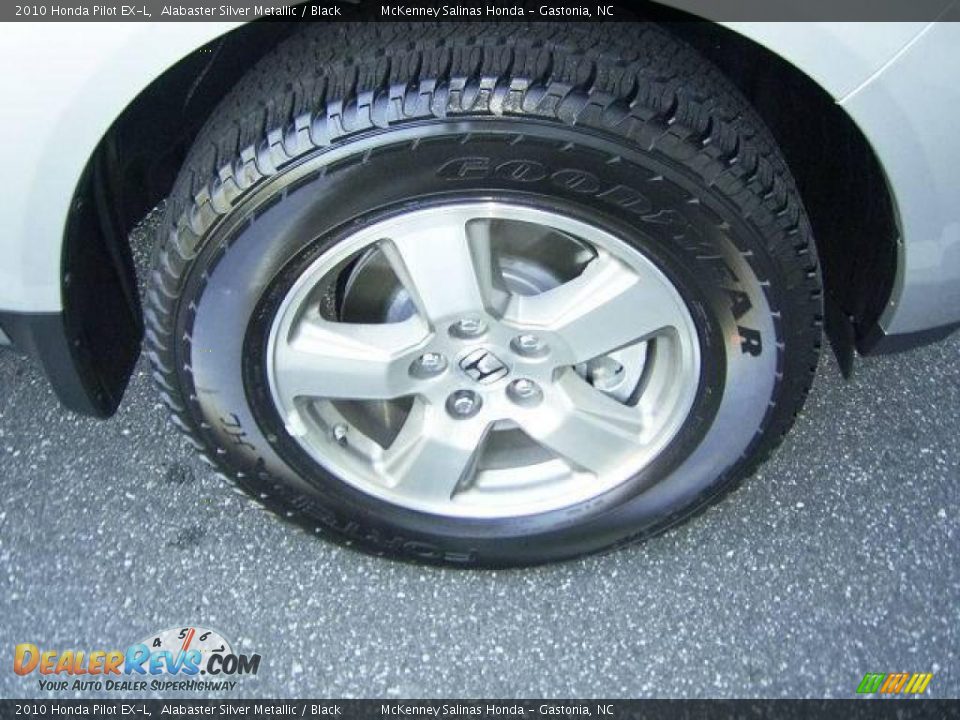 2010 Honda Pilot EX-L Alabaster Silver Metallic / Black Photo #19