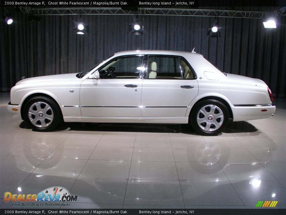 2009 Bentley Arnage R Ghost White Pearlescent / Magnolia/Burnt Oak Photo #18