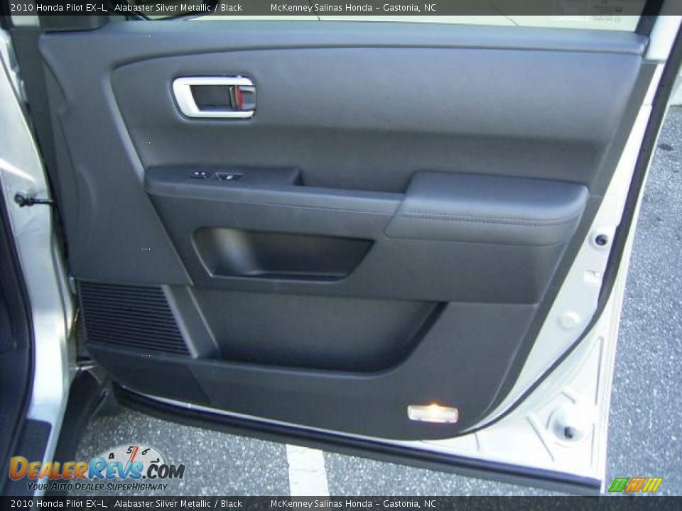 2010 Honda Pilot EX-L Alabaster Silver Metallic / Black Photo #18