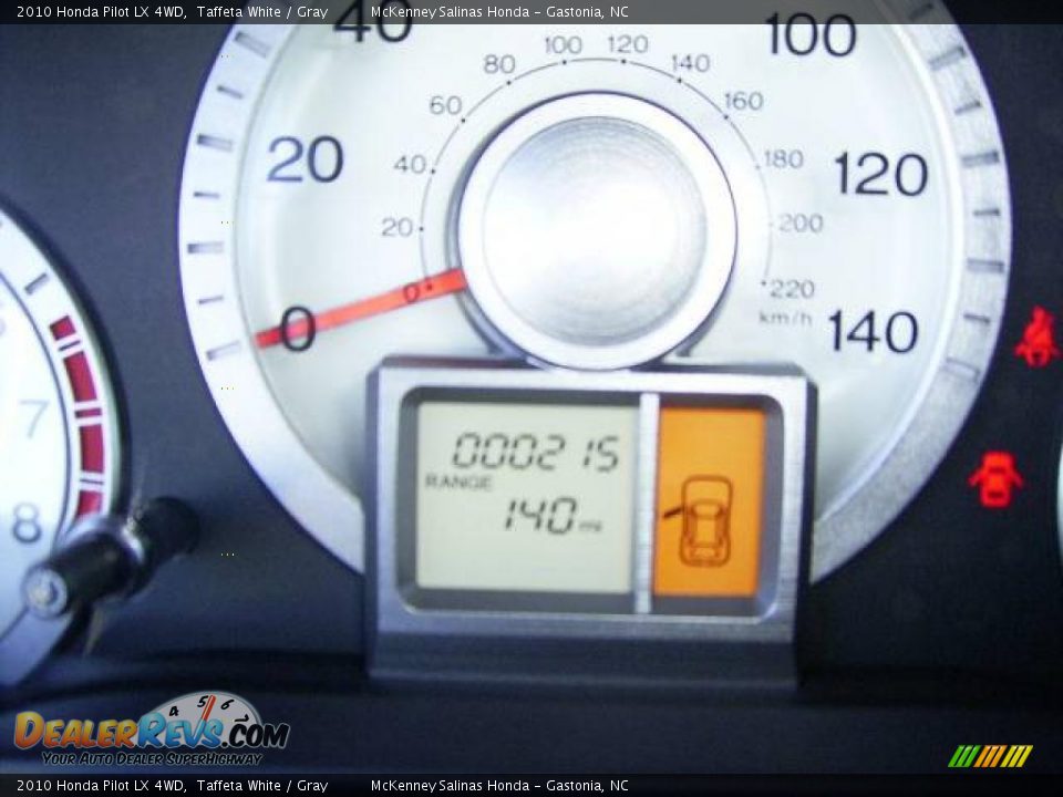 2010 Honda Pilot LX 4WD Taffeta White / Gray Photo #28