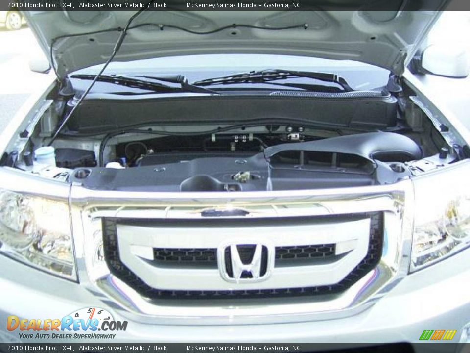 2010 Honda Pilot EX-L Alabaster Silver Metallic / Black Photo #21