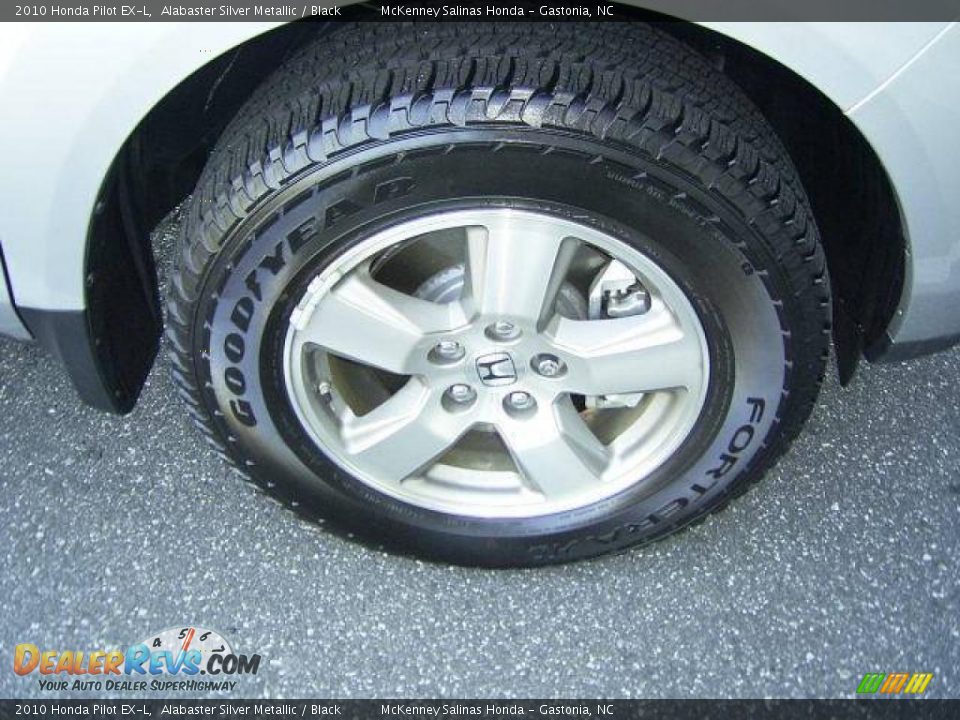 2010 Honda Pilot EX-L Alabaster Silver Metallic / Black Photo #19