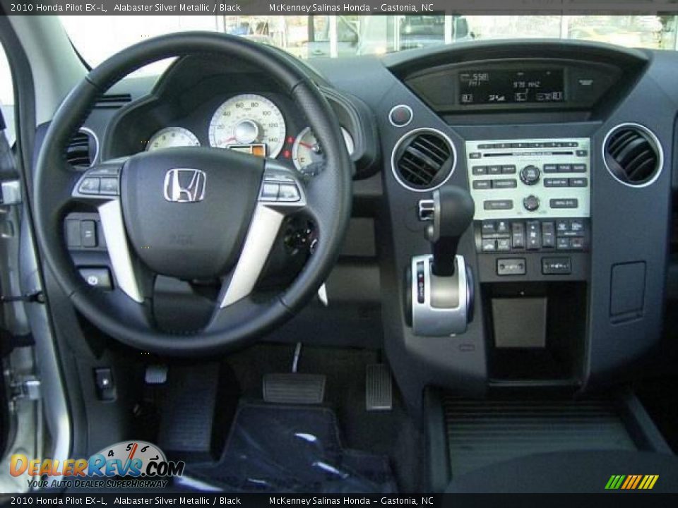 2010 Honda Pilot EX-L Alabaster Silver Metallic / Black Photo #23