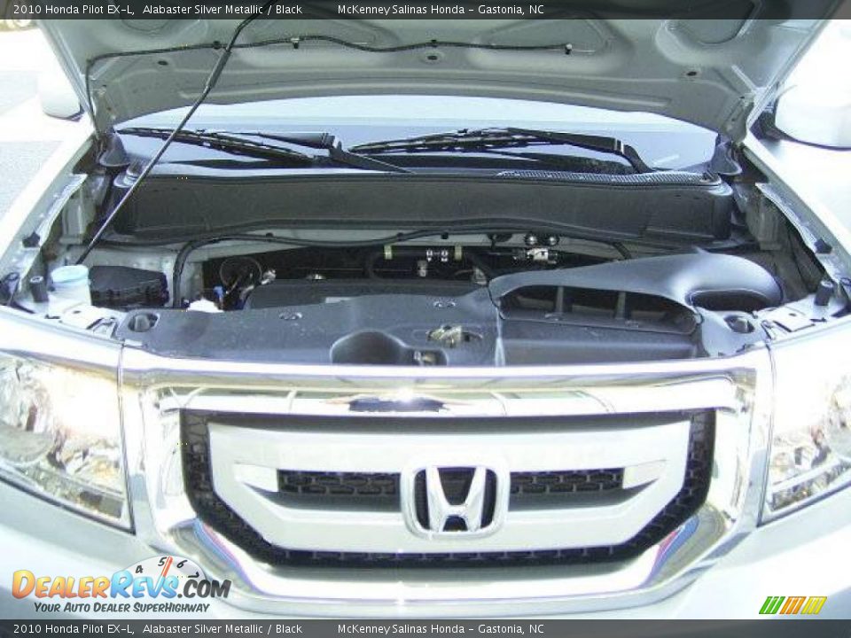 2010 Honda Pilot EX-L Alabaster Silver Metallic / Black Photo #21