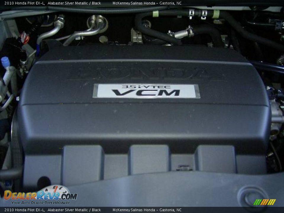 2010 Honda Pilot EX-L Alabaster Silver Metallic / Black Photo #22